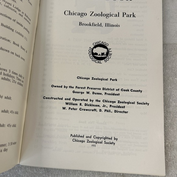Brookfield Zoo Guide Book 1973‎ Polar Bear Cover - Picture 4 of 7